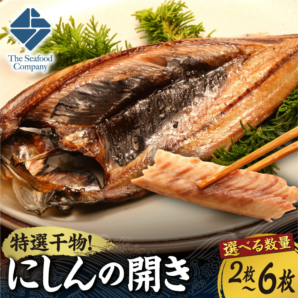【ふるさと納税】 にしん 干物 【 選べる 数量 】 2枚 4枚 6枚 開き 特選 鰊 ニシン 開きニシン 小分け 真空パック 便利 冷凍 水産 魚 魚介 海鮮 厳選 おかず おつまみ お取り寄せ グルメ 北海道 札幌市