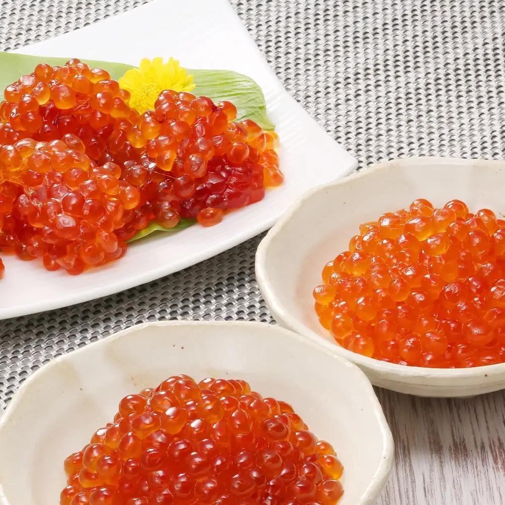 佐藤水産 ご飯のおとも４種⑤◇鮭ルイベといくら 筋子３種