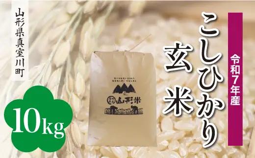 ＜令和7年産米＞真室川町産 こしひかり 【玄米】 10kg （10kg×1袋）　◆KR7K10M-G9999