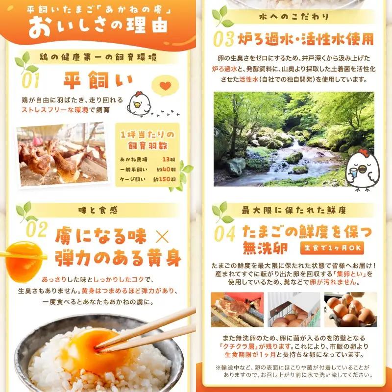 〈平飼い卵〉あかねの虜（20個/月）【6カ月定期便】【E4-006】