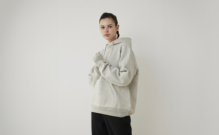 パーカー アンユースレス スニットパーカー 服 洋服 ファッション 耐久性 上品 コーマ糸 無撚糸コットン 洗濯可能 墨田区 東京都 オフ/L規