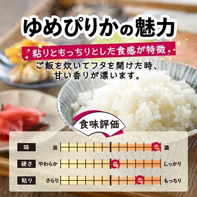 ふるさと納税 長沼町 【毎月定期便】皇室献上米 北海道産 ゆめぴりか 5kg(5キロ×1) 精米 美味しいお米 コメ全3回 |  | 01