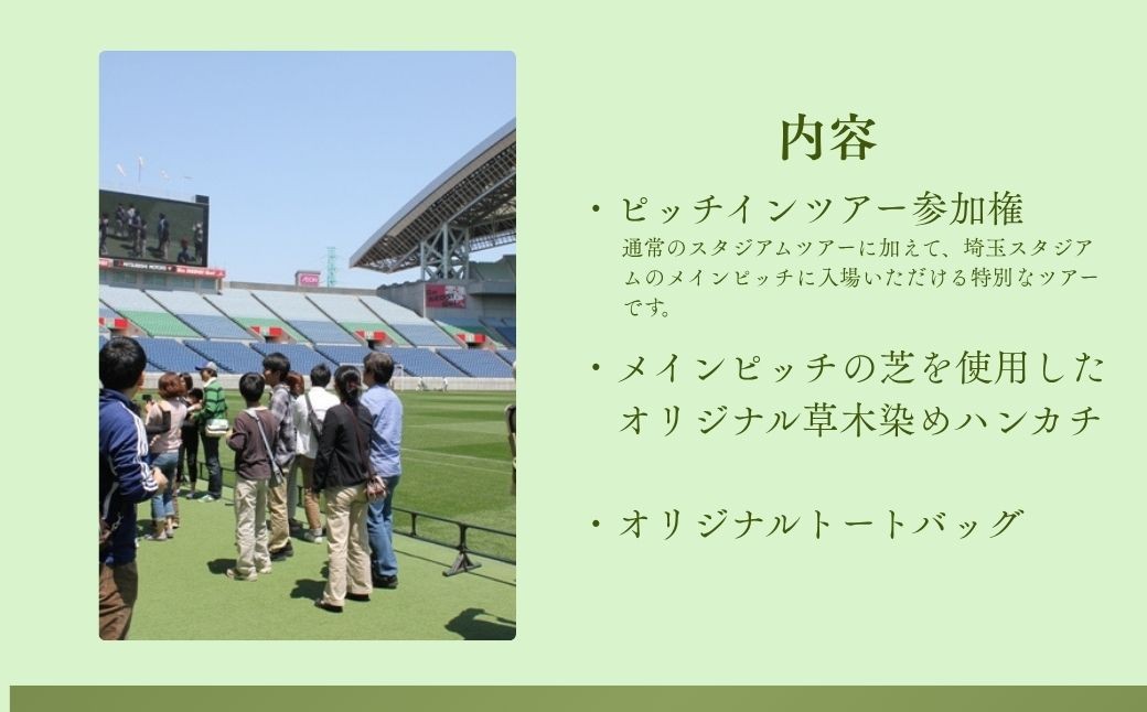 サッカー 埼玉スタジアム 埼スタ ピッチ 体験 ツアー 埼玉スタジアム 埼玉県庁