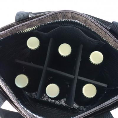 ふるさと納税 見附市 【地ビール工場コラボレーション】保冷保温バッグ C/#ブラウン ヘリンボン |  | 02