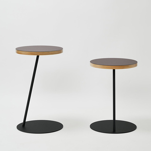 Circle side table（サークルサイドテーブル） サイドテーブル／ナイトテーブル H500 ブラック_モーブ  EB8-0656