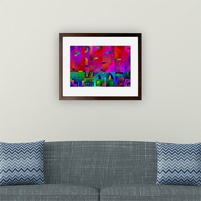 ＼京都・綾部の癒やし系作家/【絵画】　相対時間　額装サイズ526mmx412mm【1090817】