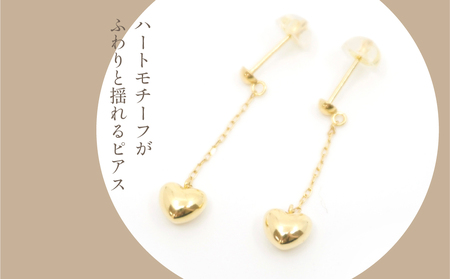 K18　イエローゴールド　ハートピアス 管理番号686556 218-120-HEART | K18 ピアス ゴールド ハートK18 ピアス ゴールド ハートK18 ピアス ゴールド ハートK18 ピ