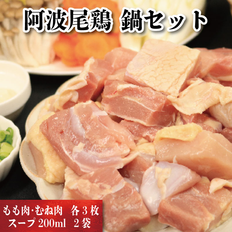 【ふるさと納税】 鶏肉 もも 350g 3枚 むね肉 250g 3枚 スープ 200ml 2袋 正肉 セット 阿波尾鶏 ブランド鶏肉 鶏肉セット 鳥肉 とりにく もも肉 ムネ 徳島県