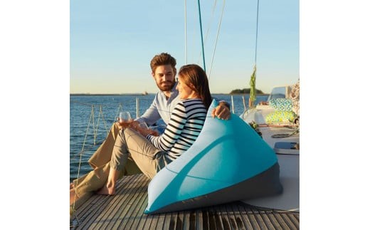 Yogibo Zoola Pyramid Premium（ヨギボー ズーラ ピラミッド プレミアム）スカイ