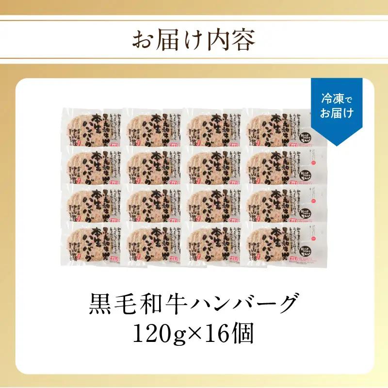 【最速配送】中山牧場 黒毛和牛ハンバーグ 16個 ／ ハンバーグ【A199】