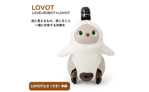 LOVOT 3.0（うす）| ラボット コミュニケーションロボット 家庭用ロボット ペットロボット 癒やし 静岡県 伊豆の国市