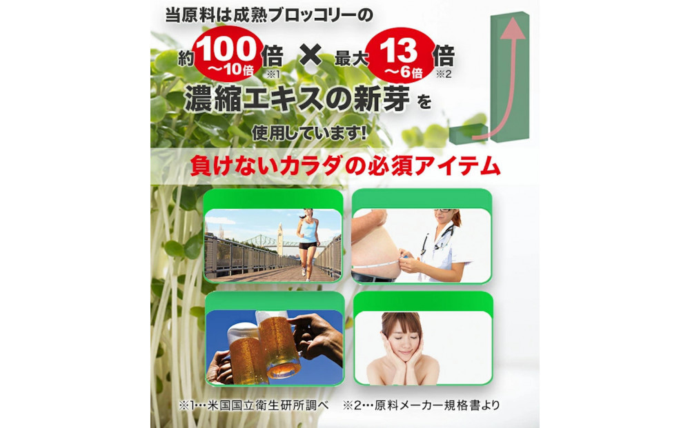 ブロッコリースプラウト サプリメント 約4ヶ月分 宝蔵メディカル