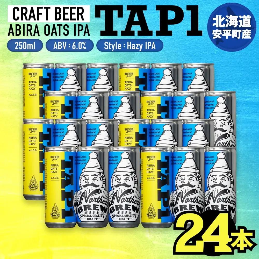 クラフトビール NORTHERN BREW ＜TAP1(ABIRA OATS HAZY)＞ 250ml 24本 北海道 安平町 ビール 地ビール 缶ビール 人気 定番 ギフト