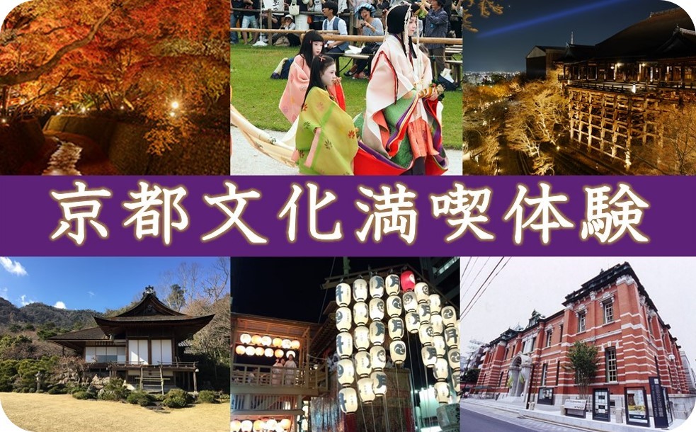 
京都文化満喫体験 ※寄附金は文化財保護に使途を限定しています。
