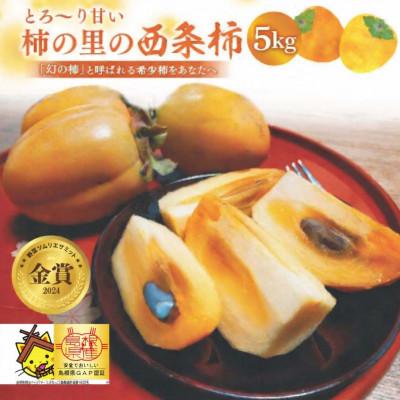 ふるさと納税 松江市 とろ〜り甘い柿の里の西条柿 5kg