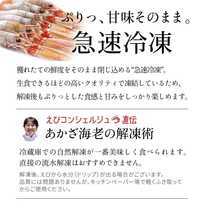 【期間限定】【数量限定】天然あかざ海老 お刺身用_【G0832】