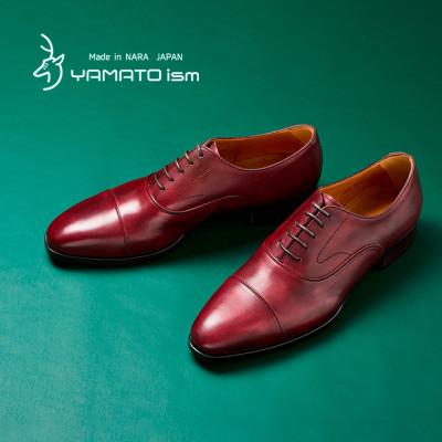 ふるさと納税 大和郡山市 ヤマトイズム 26.0cm ワイン 牛革 ビジネスシューズ 紳士靴 YAP100