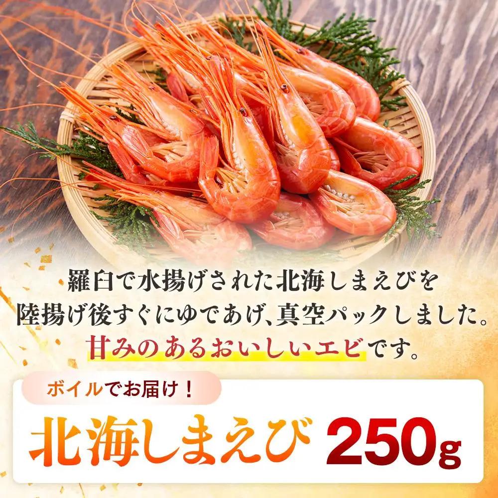 羅臼産 北海しまえび(小)  ボイル冷凍250g  エビ 知床