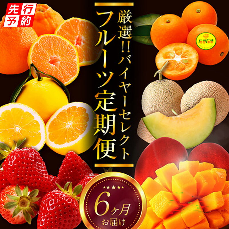 【ふるさと納税】《2026年発送先行予約》【数量・期間限定】贈答用にもオススメ!バイヤー厳選!「厳選フルーツ定期便」(全6回) 果物 フルーツ 定期便 果物定期便 フルーツ定期便 旬の果物 季節の果物 旬 季節 贈り物 贈答 ギフト おすすめ 人気 宮崎県 宮崎市 送料無料