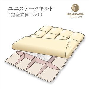【 nishikawa / 西川 】 羽毛ふとん / ジーリンホワイトグースダウン90％ /シングル 【P194W】 羽毛布団 ふとん | 西川