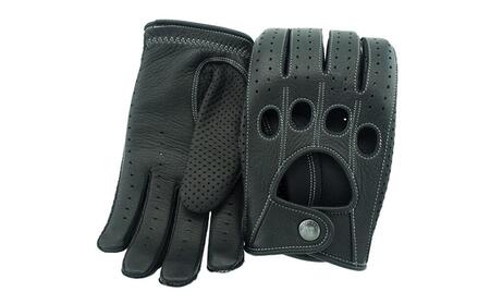 ドライビンググローブ カカザン フルフィンガー 【サイズ：M】甲穴(ナックルホール)有り