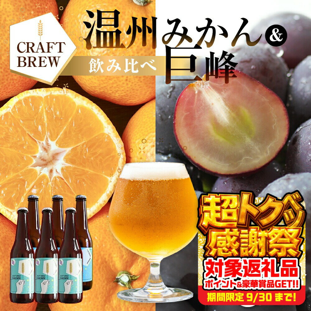 【ふるさと納税】クラフトビール DAMONDE 2種6本 セット 巨峰 温州みかん ビール お酒 地ビール 地酒 クラフト 麦酒 豊橋市 送料無料