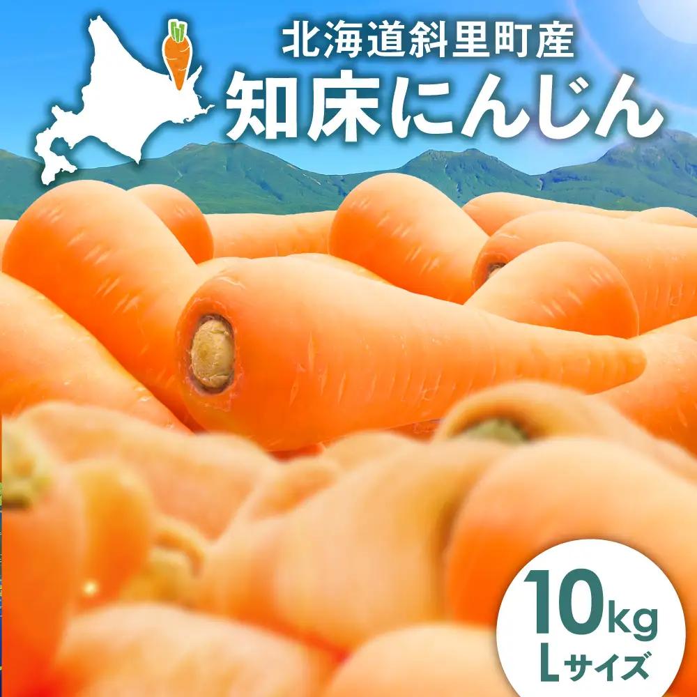 北海道斜里町 知床にんじん 10kg（Lサイズ） | 人参 北海道産 野菜 北海道 斜里町