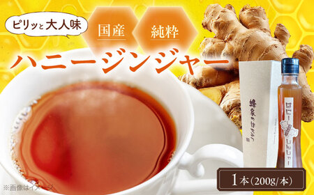 【2026年先行予約】ハニージンジャー ＜7月上旬頃から順次発送＞ シロップ 200ml×1本 はちみつ しょうが [APCB006] 生姜湯