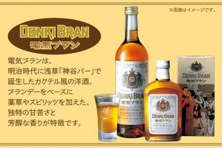 浅草 神谷バー 電気ブラン 40度 720ml 1本 甘苦い ブランデー スピリッツ お酒 酒 アルコール アルコール飲料 40% ハーブ香 ストレート ロック ソーダ割り コーラ割り ハイボール お