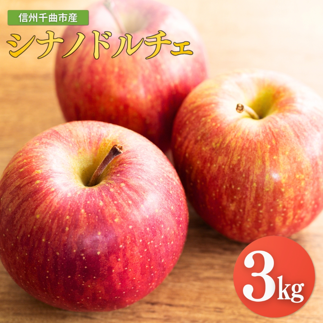 【2026年先行予約】りんご シナノドルチェ 6~11玉 約3kg｜ リンゴ 林檎 フルーツ 果物 信州りんご 長野県産 千曲市 信州
