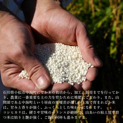 ふるさと納税 小松市 超コシヒカリ精米 白米(玄米5kgを精米したて白米発送) 令和7年産 こしひかり |  | 03