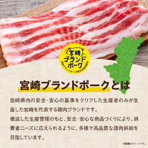 【2025年9月発送・毎月数量限定受付】国産 豚 みやざきブランドポーク バラ スライス 2キロ（500g×4Ｐ 国産 豚肉 豚バラ 豚バラ肉 生姜焼き 焼肉 スライス 小分け 宮崎 冷凍）