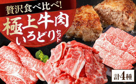 牛肉 いろどりセット 総計2.5kg 切り落とし すき焼き 焼肉 ハンバーグ 【(有)山重食肉】 [ATAP059]
