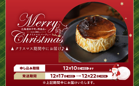 【クリスマスまでにお届け】テレビ番組【ヒルナンデスで紹介!!】熟成バスクチーズケーキ_H0041-001-xmas