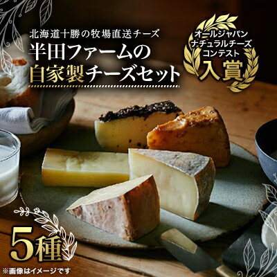 【ふるさと納税】半田ファームの自家製チーズ 5種セット【配送不可地域：離島】【1721814】