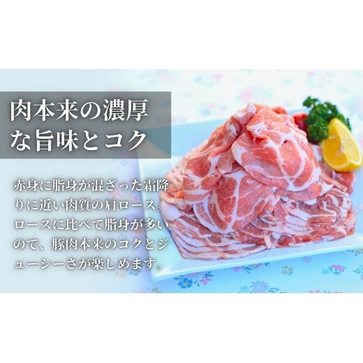 【12回定期便 総計12kg！真空個包装で便利】ありたぶた 肩ロース 薄切り 生姜焼き用 12ヶ月 連続 定期便 1kg（200g×5パック）【有田まちづくり公社】佐賀県産 有田町産 ブランド豚 あり