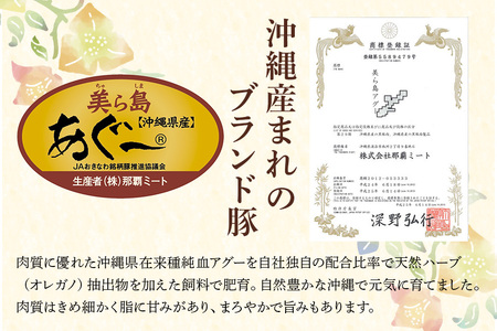 美ら島あぐー豚 ロースステーキ 合計360g(120g×3パック) 個包装 真空パック 沖縄県 おかず 惣菜 アグー豚 使用 冷凍 小分け おいしい 肉 糸満市 国産 肉汁 たっぷり ブランド豚 冷凍