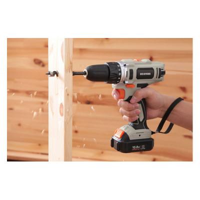 ふるさと納税 大河原町 充電式ドライバドリル10.8V サンドベージュ アイリスオーヤマ[53753060] |  | 02