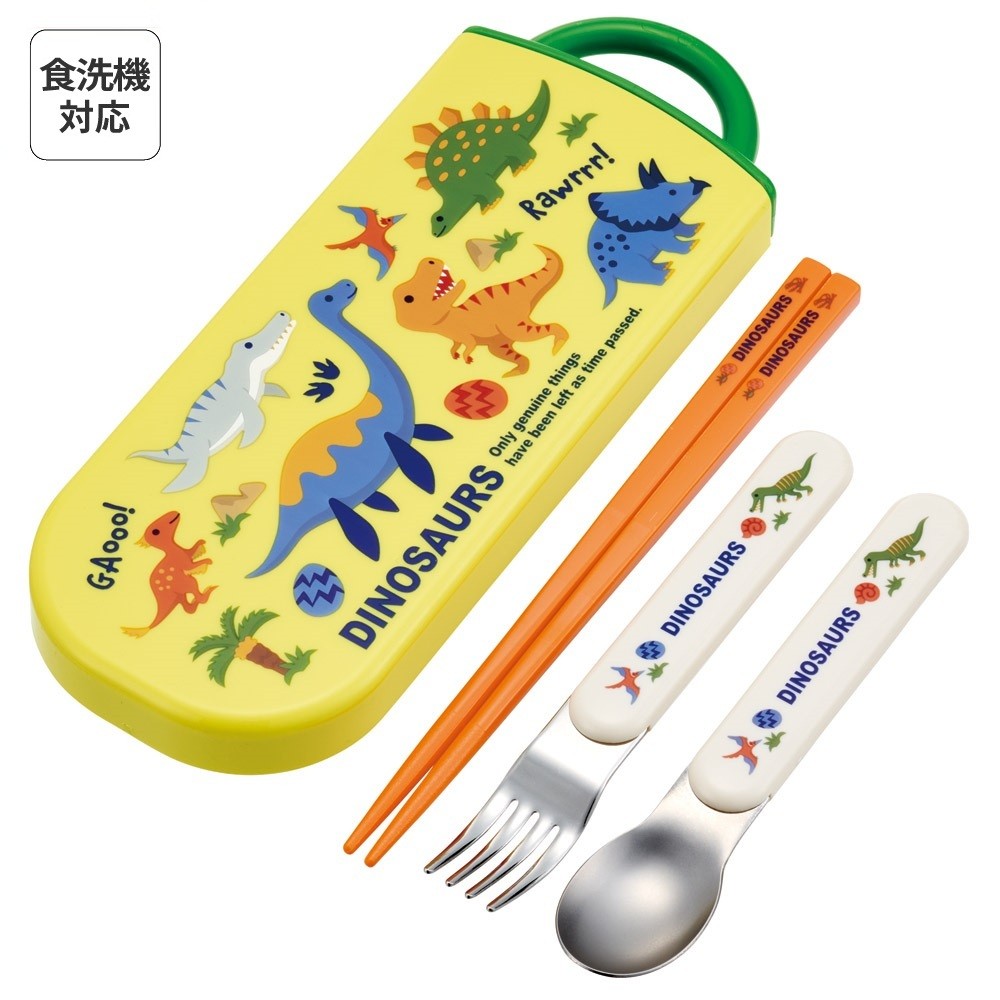 
                  箸 スプーン フォーク セット 日本製 TACC2 ディノサウルス 2026 恐竜 ダイナソー 【キャラクター トリオセット 食洗機 対応 携帯 箸 弁当箱 スプーンセット お箸】skt002 スケーター 724930 奈良県 奈良市 skt002
                