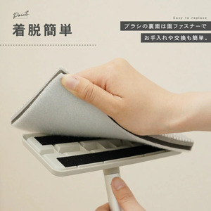 玄関タイルブラシ 〈ライズクリエイション atRise〉玄関タイルブラシ 玄関 タイル ブラシ 水だけ 玄関 掃除 道具 玄関掃除 ベランダ タイルブラシ 大掃除 スポンジ 交換 外壁 コンクリート 