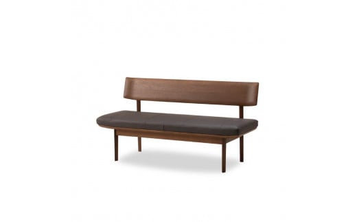旭川家具 カンディハウス WING LUX ベンチ145 H ウォルナットCW／MG-CGY