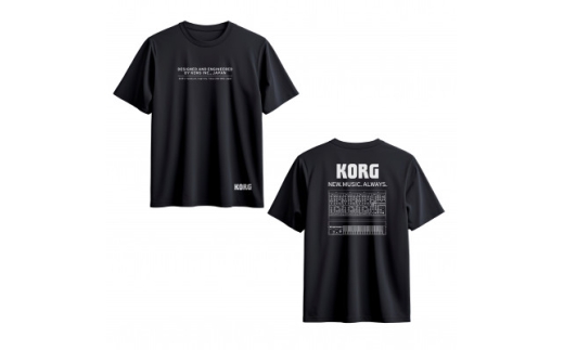 コルグ プレミアムTシャツ アナログシンセ/Backプリント(XLサイズ)【1658434】