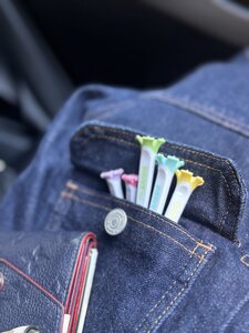 DRIVE TEE ドライブティー ルール適合品 花びら型ゴルフティー ホグロング （ ライン入り ロング 5本 ）× 2セット | スポーツ ゴルフ ゴルフグッズ 花びら型カップよく飛ぶ 曲がらない