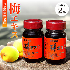 【梅エキス】65g×2 月ヶ瀬梅渓名産 梅エキス 無添加 セット H-91