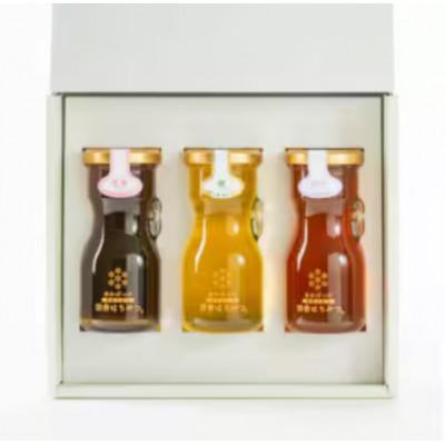 ふるさと納税 牛久市 季節で移ろう田舎はちみつ3種ギフトセット【結蜜Musubi-R3】【茨城県共通返礼品/五霞町】 |  | 01