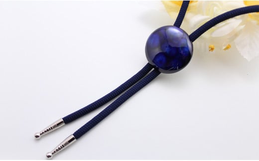 二宮閑山 有田焼ループタイ るりブルー 丸と角の2個セット A24-154