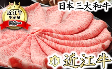 【11月発送分】極上近江牛すき焼き・しゃぶしゃぶ用　ロース【800ｇ】【CB02W-11m】【 近江牛 】 牛肉