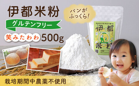 伊都 米粉 笑みたわわ 500g 糸島市 / フルタク [AHN007] グルテンフリー 米 米粉 米粉パン 米粉スイーツ