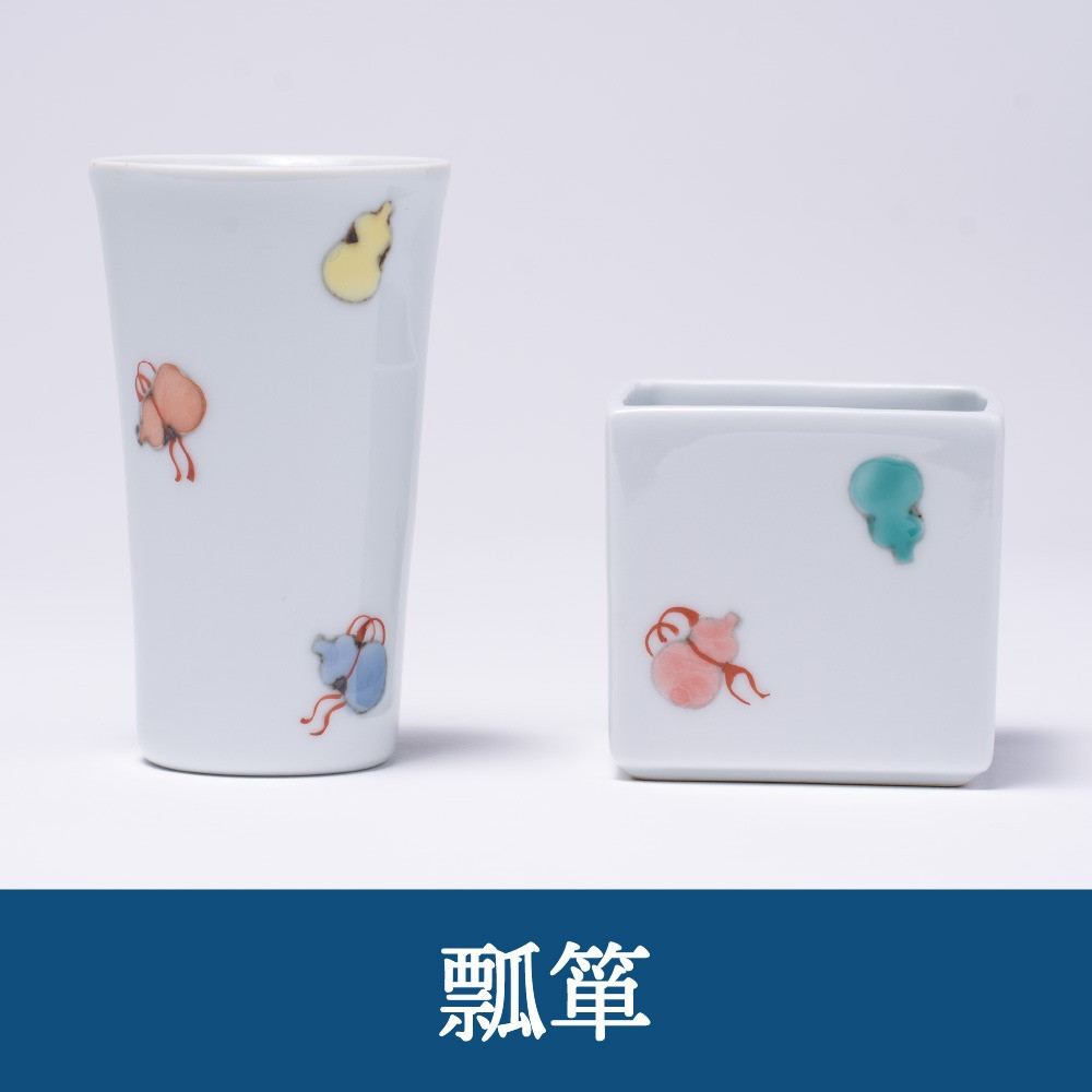 【伊万里焼】伊万里焼枡酒（グラス１個・枡１個） H387_イメージ4