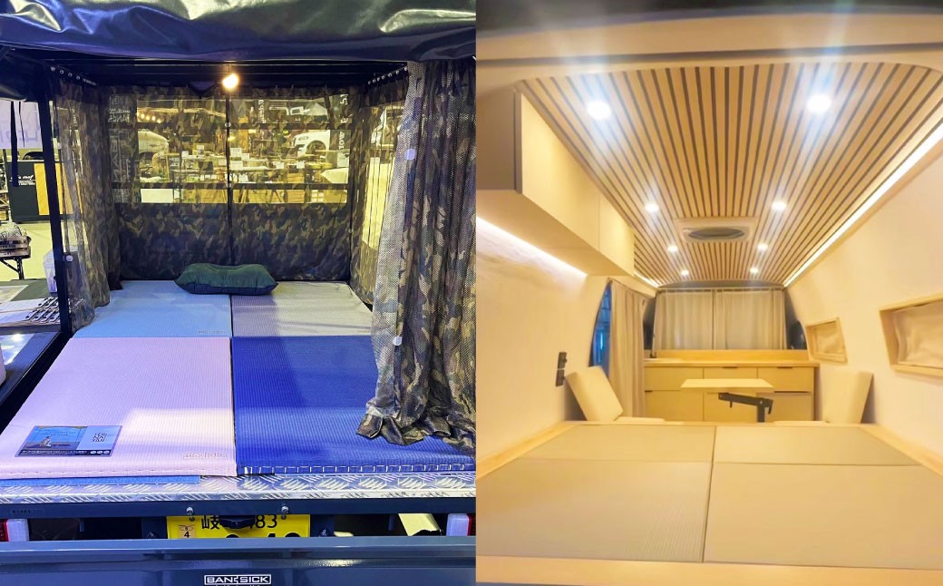 ポータブル畳 ヘリナイヤン HERINAIYAN 白茶色×薄桜色 | BAN-SICK M75S23